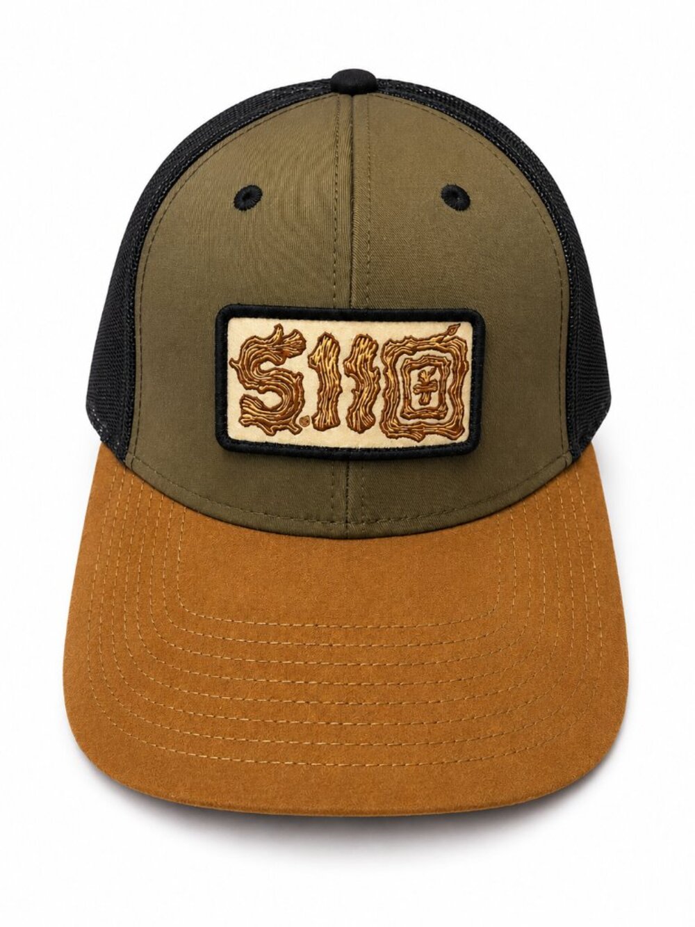 5.11 Tactical SILO Trucker Snapback Hat Olive Green Black Tan One Size